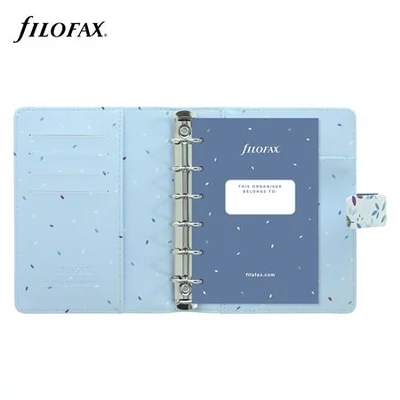 Kalendárium, gyűrűs, betétlapokkal, pocket méret, FILOFAX 