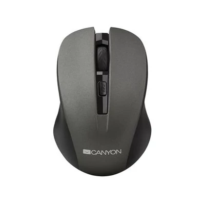 Egér, vezeték nélküli, optikai, USB, CANYON 