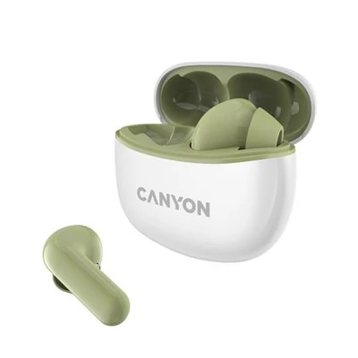 Fülhallgató, TWS vezeték nélküli, Bluetooth 5.3, CANYON 