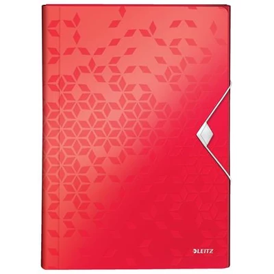 Harmonikamappa, A4, PP, 6 rekeszes, LEITZ 