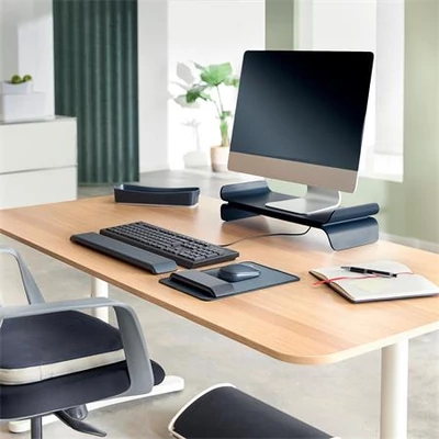 Ülőpárna, ergonómiai, szövetborítású, LEITZ 