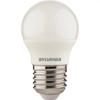 LED izzó, E27, kisgömb, 6,5W, 806lm, 2700K (MF), SYLVANIA 
