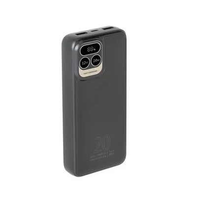Hordozható akkumulátor, 20000mAh, QC/PD 20W, RIVACASE 