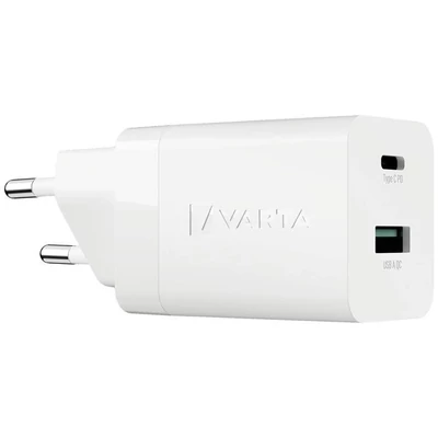 Hálózati töltő, 1xUSB, 1x USB-C kimenet, 38W, VARTA 