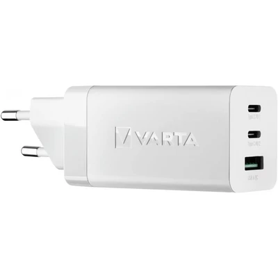 Hálózati töltő, 1xUSB, 2x USB-C kimenet, 65W, VARTA 