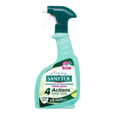 Általános tisztító- és fertőtlenítő spray, 500 ml, SANYTOL 