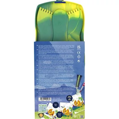 Vízfesték, 12 darabos, összeilleszthető, FABER-CASTELL, dinoszaurusz