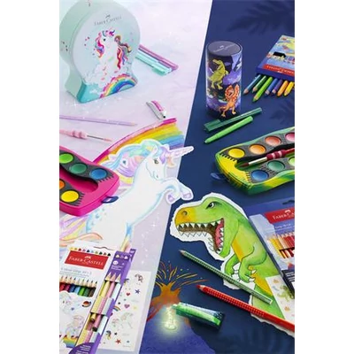 Színes ceruza készlet, háromszögletű, FABER-CASTELL 