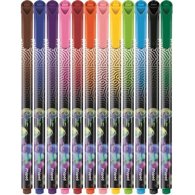Filctoll készlet, 0,8 mm, kimosható, MAPED 