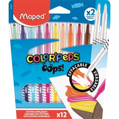 Filctoll készlet, 3,6 mm, törölhető, MAPED 