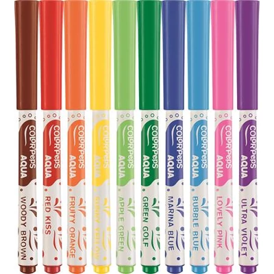 Akvarell filctoll készlet, 3,6 mm, ecsettel, MAPED 
