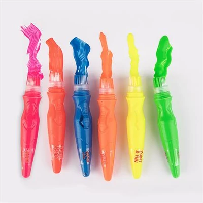 Tempera készlet, ecsetvégű tubusban, APLI Kids 