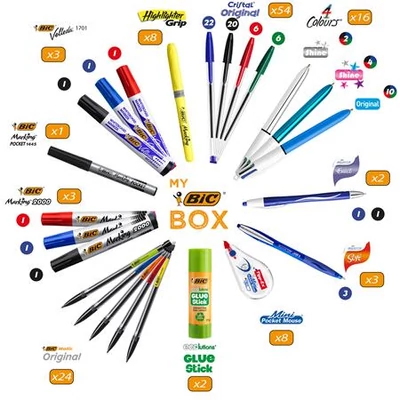 Írószer készlet, BIC 