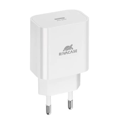 Hálózati töltő, 20W, USB-C, USB-C, USB-C/USB-C töltőkábel, RIVACASE 