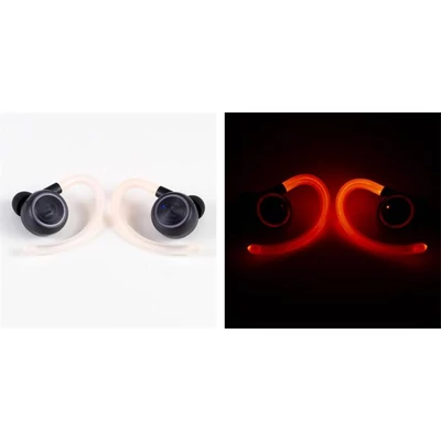 Fülhallgató, vezeték nélküli, Bluetooth, mikrofonnal, LED-es fülhallgató, MAXELL 