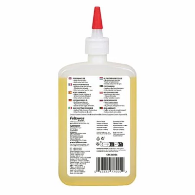 Karbantartó olaj iratmegsemmisítőhöz, 355 ml, FELLOWES 