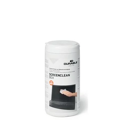 Tisztítókendő, képernyőhöz, 100 db, DURABLE 