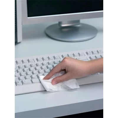 Tisztítókendő, műanyag felületre, 100 db, DURABLE 