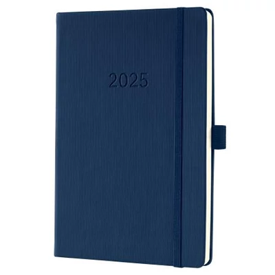 Naptár, A5, heti, 2025, kemény borító, SIGEL 