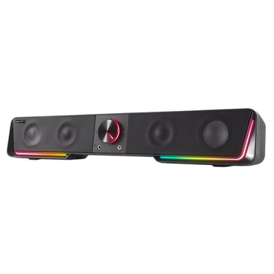 Hangszóró, 12W, 2x3.5 mm jack + USB-A, SPEEDLINK 