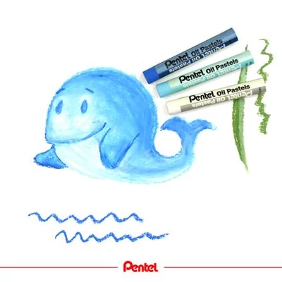Olajpasztell kréta, PENTEL, 