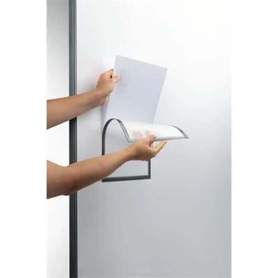 Dokumentumtartó, A4, mágneses, DURABLE, szürke