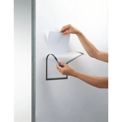 Dokumentumtartó, A4, mágneses, DURABLE, szürke