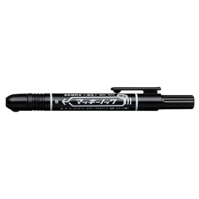 Alkoholos marker, 1,3 mm, nyomógombos, ZEBRA 