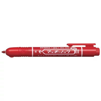 Alkoholos marker, 1,3 mm, nyomógombos, ZEBRA 