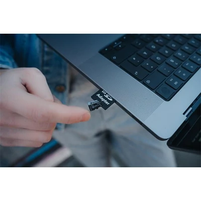 Memóriakártya, microSDXC, 128GB, CL10/U3, 90/45 MB/s, adapter, VERBATIM 