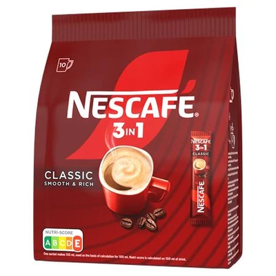 Instant kávé stick, 10x16,5 g, NESCAFÉ, 3in1 
