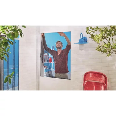 Szúnyogháló, ablakra, öntapadó, 1,3 x 1,5 m,  TESA 