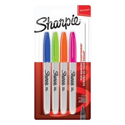Alkoholos marker készlet, 1 mm, kúpos, SHARPIE 
