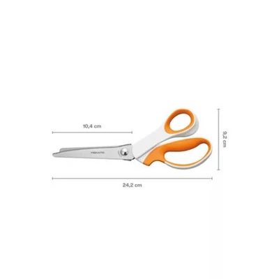 Olló, cikkcakk, 24,2 cm, FISKARS 