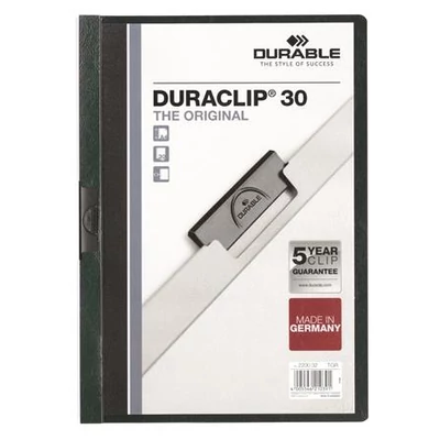 Gyorsfűző, klipes, A4, DURABLE 