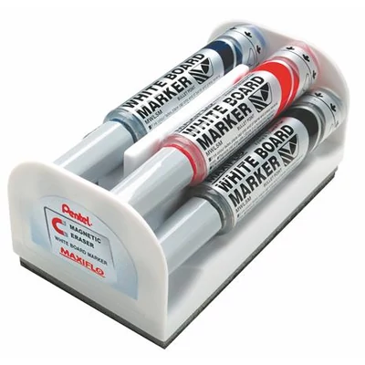 Táblamarker készlet, 6 mm, kúpos hegy, PENTEL 
