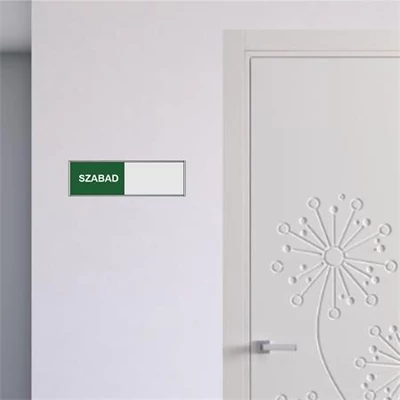 Információs tábla, 200x62 mm, ANTRA 