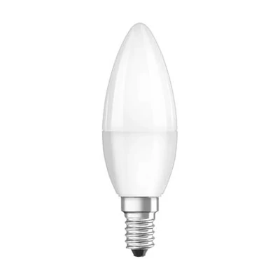 LED izzó, E14, gyertya, B35, 5,7W, 470lm, 2700K (MF), OSRAM 