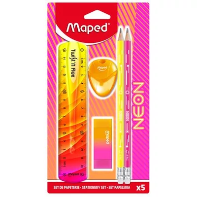 Írószer készlet, 5 darabos, MAPED 