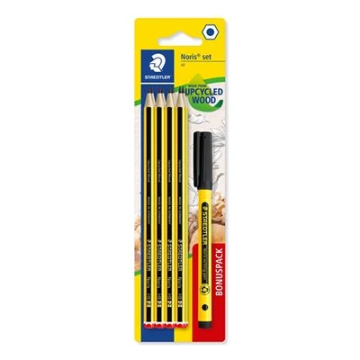 Grafitceruza készlet, tűfilccel, HB, hatszögletű, STAEDTLER 