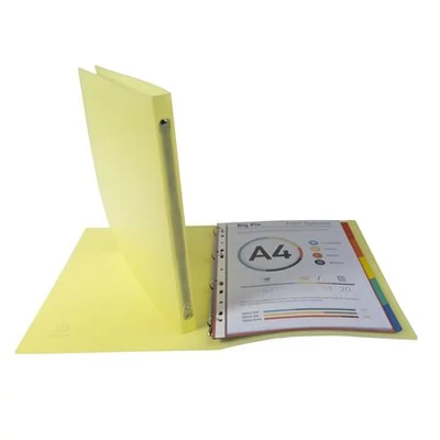 Gyűrűs könyv, 4 gyűrű, 20 mm, A4, PP, EXACOMPTA 