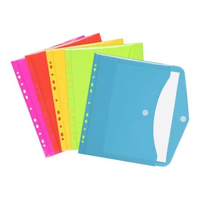 Irattartó tasak, A4, PP, patentos, VIQUEL 