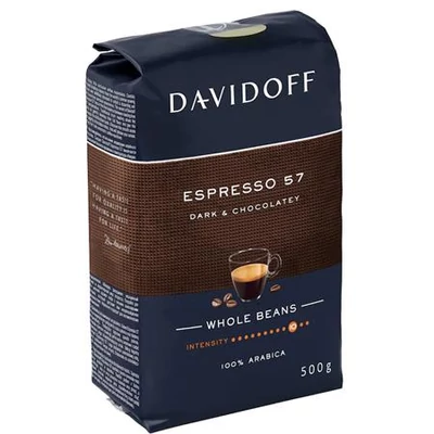 Kávé, pörkölt, szemes, 500 g, DAVIDOFF 