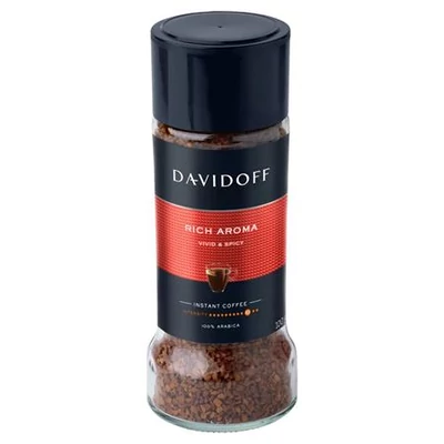 Instant kávé, 100 g, üveges, DAVIDOFF 