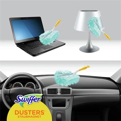 Portörlő készlet, 1 nyél + 4 db utántöltő fej, SWIFFER 