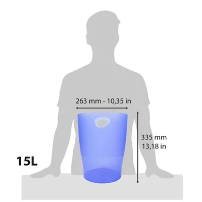 Papírkosár, 15 l, PP, EXACOMPTA 