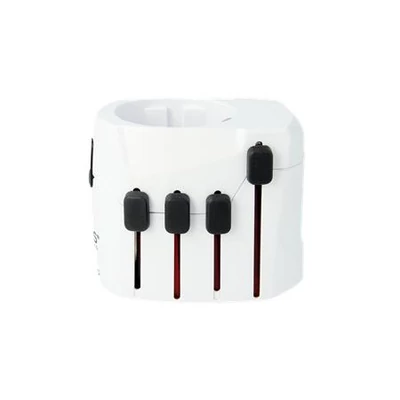 Adapter, világutazóknak, földelt, SKROSS