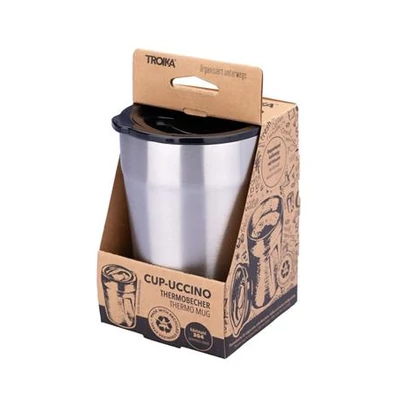 Termoszbögre, 300 ml, rozsdamentes acél, TROIKA 