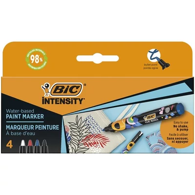 Dekormarker készlet, 1,5 - 2,3 mm, BIC, 4 különböző élénk szín