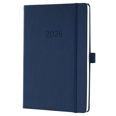 Naptár, A5, heti, 2026, kemény borító, SIGEL 